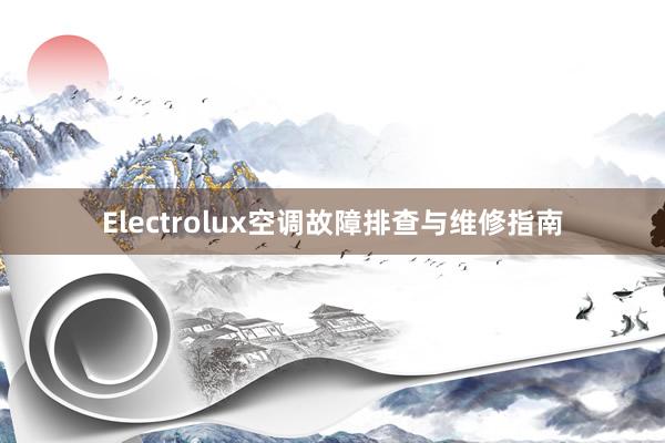 Electrolux空调故障排查与维修指南